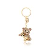 Tipperary Gold Hugging Bears Keyring