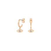 Tipperary Evil Eye Gold Hoop Earring