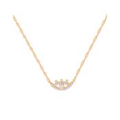 Tipperary Evil Eye Greek Eye Gold Necklace