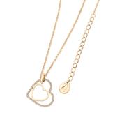 Tipperary Floating Heart Pendant Gold