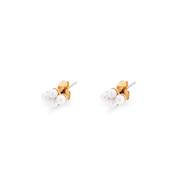 Tipperary Four Pearl Earrings Gold image