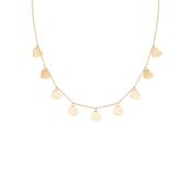 Tipperary Gold Nine Heart Necklace
