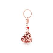 Tipperary Heart Rose Gold Keyring