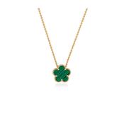 Tipperary Le Fleur Collection Green Pendant Yellow Gold