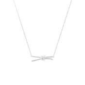 Tipperary Love Knot - CZ Inset Pendant Silver image