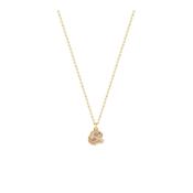 Tipperary Love Knot - Pave Knot Gold Pendant
