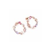 Maureen O'Hara Vintage Wreath Rose Gold Earrings