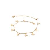 Tipperary Nine Butterflies Bracelet Gold