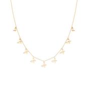 Tipperary Nine Butterflies Gold Necklace image