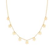 Tipperary Nine Star Necklace Gold