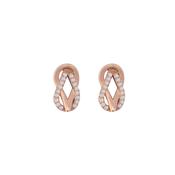 Tipperary Rose Double Swirl Earrings