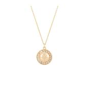 Tipperary Soleil Sun Pendant With Mother Of Pearl Disc Gold image