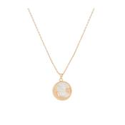 Tipperary Star &amp; Moon Mother Of Pearl Inset Pendant Gold image