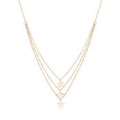 Tipperary Star Triple Necklace Gold