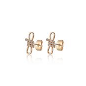 Tipperary Stud Bow Gold Earrings image