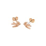 Tipperary Swallow Rose Gold Stud Earrings