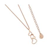 Tipperary Triple Heart Drop Pendant Rose Gold image
