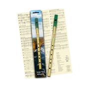 Waltons Brass Tin Whistle With Six Language Instruction Booklet
