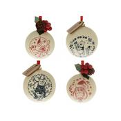 Winnie the Pooh Baubles Set of 4 image