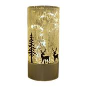 Christmas Medium Reindeer with Tree LED Light Tube image