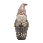 Country Living Gonk On A Slogan Flower Pot - Grow image