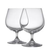 Galway Crystal Elegance Brandy / Irish Cream Liqueur Glass Pair