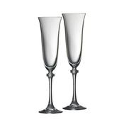 Galway Crystal Liberty Flute Glass Pair