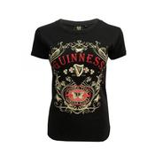 Guinness Black Butterfly Ladies T-Shirt