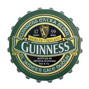 Green Guinness Label Fridge Magnet Bottle Opener