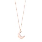Tipperary Half Moon Rose Gold Pendant