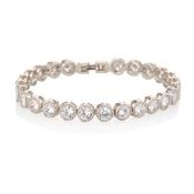 Knight &amp; Day Danna Silver Plated Tennis Bracelet