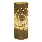 Christmas Frosted Haven Glass LED Tube Light Medium