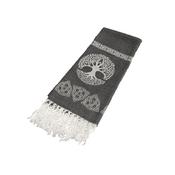 Pashmina Scarf Charcoal With Tree Of Life image