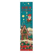 Santa in Sleigh Christmas Porch Sign