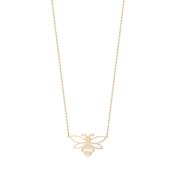 Tipperary Bee Yellow Gold Stencil Pendant image
