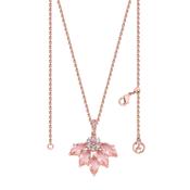 Maureen O'Hara Fan Rose Gold Pendant