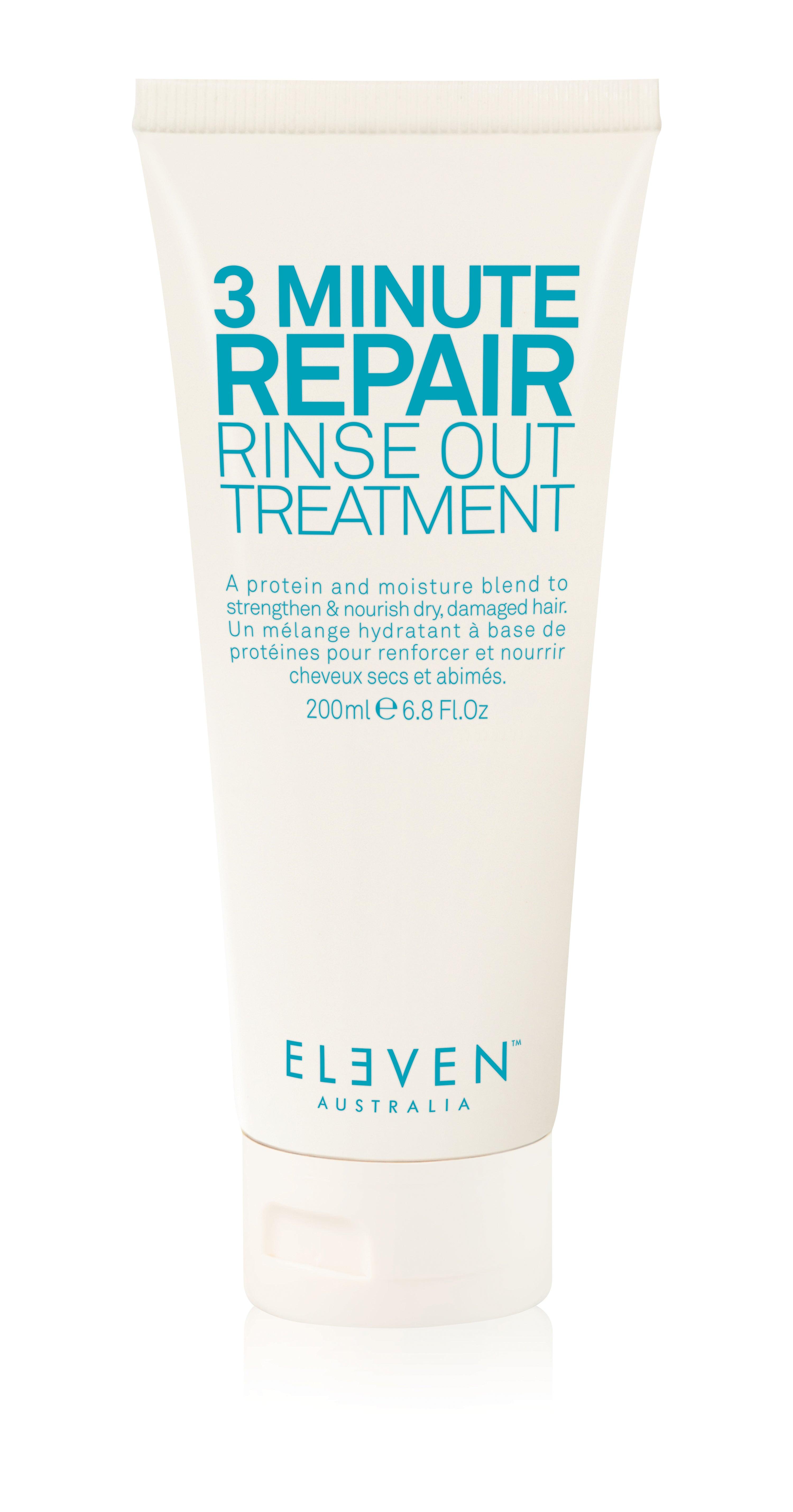 Eleven 3 Minute Repair Rinse Out Treatment 200ml - For Dry, Damaged Hair