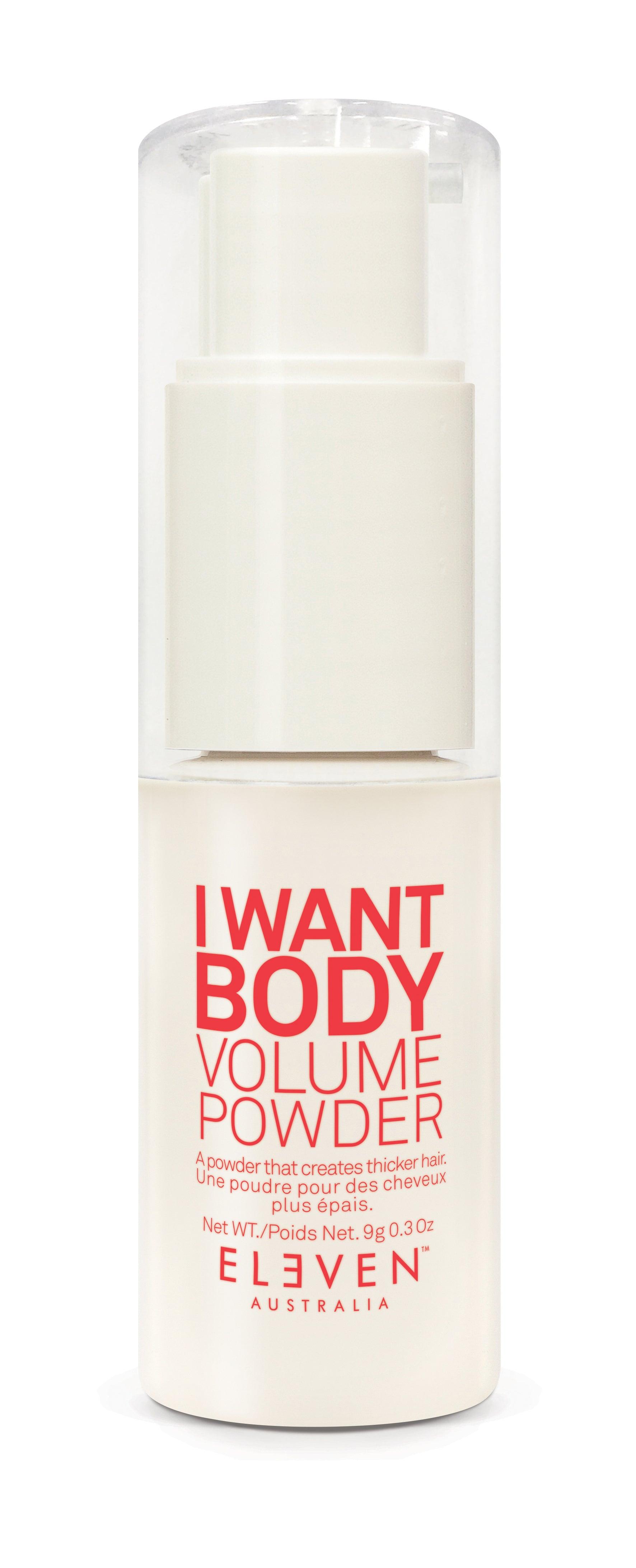 Eleven Australia I Want Body Volume Powder - Adds Volume & Texture - 9g - Hair Styling Product - For Thicker Hair - 0.3 Oz - Image Features: Volume, Powder