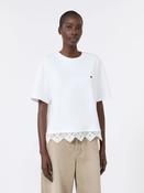 Max Mara cotton white t-shirt image
