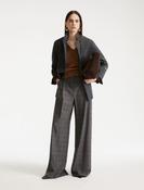 Marella Straight-leg darted trousers - GREY image
