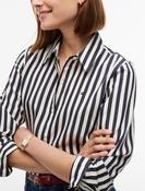 Tommy Hilfiger Regular Fit Stripe Shirt: Dark Blue Ecru image