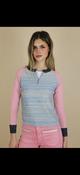 No2Moro Blue/Pink Quarter Zip