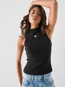 Tommy Jeans high neck tank - Black image