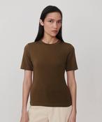 Varley Regina Fitted Tee - Teak Olive image