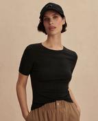 Varley Regina Fitted Tee - Black image