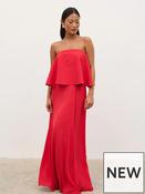 Pretty Lavish Liv Peplum -Red image