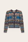 Ba&amp;sh multicoloured knit cardigan: Maja