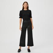 Paige Anessa Black Fog Luxe Coated Jeans image