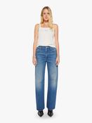 MOTHER Denim The Dodger Flood Jean: “Green Thumb” image