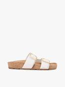Tommy Hilfiger Leather Double Strap Cork Sandals image